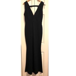 Windsor classic black full length dress
